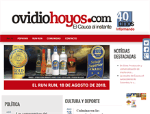 Tablet Screenshot of ovidiohoyos.com
